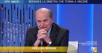 Copertina di Bersani a La7: “Campo largo o campo giusto? Se nasce chiamiamolo ‘campo di alternativa’, poi al battesimo troviamo un nome meno campestre”