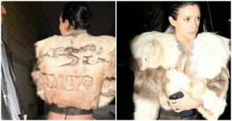 Copertina di Bianca Censori, la moglie di Kanye West rischia l’arresto per il look “smutandato” sfoggiato in centro a Parigi