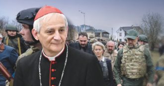 Copertina di Guerra in Ucraina, il cardinale Zuppi: “Von der Leyen e Macron? A volte il silenzio significa non sostegno”