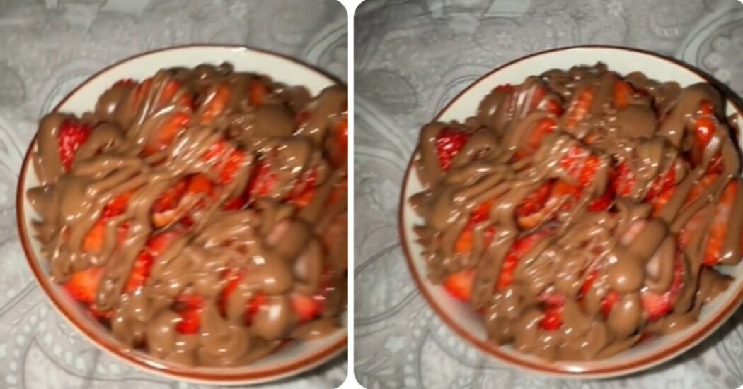 Il video della ciotola di fragole e cioccolato spopola su TikTok e rischia di diventare il più visto di sempre: “Categoria post di m***a”