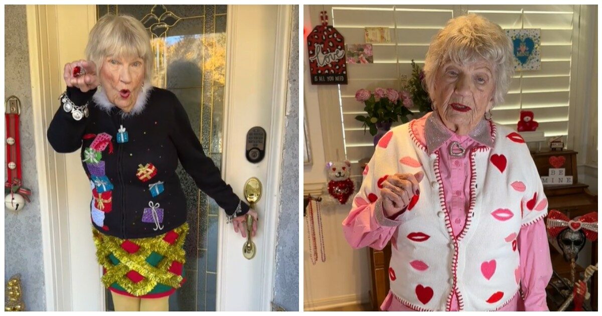 A 91 anni diventa star di TikTok: “Metto ancora la minigonna e non rinuncio ai tacchi”. La storia di Betsy Lou