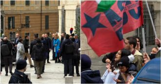 Copertina di Genova, Salvini e Toti contestati dalle organizzazioni studentesche: urla e fischi al loro ingresso in prefettura
