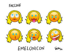 Copertina di La vignetta di Vauro