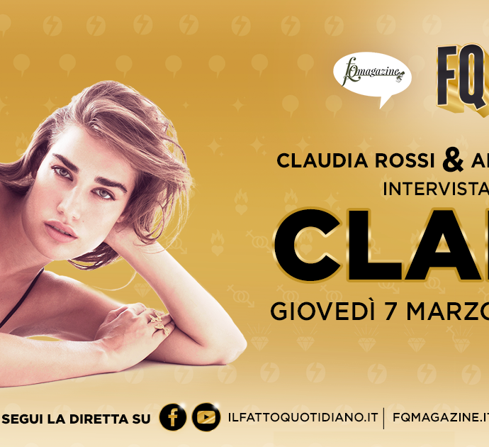 Clara dal boom di Mare Fuori al Festival di Sanremo, giovedì 7 marzo alle 15 la diretta con Claudia Rossi e Andrea Conti