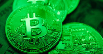 Copertina di Il bitcoin festeggia un nuovo record. Quotazioni sopra i 69mila dollari, da inizio anno aumento di oltre il 60%