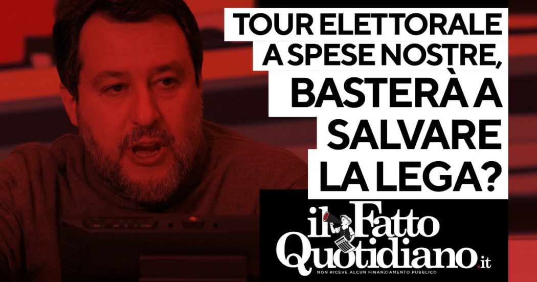 Salvini in tour elettorale a spese nostre, ma basterà a salvare la lega? La diretta con Peter Gomez