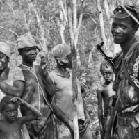 Credit ©UlianoLucas. Soldati del Mpla (Movimento popolare per la liberazione dell’Angola) nelle zone liberate dell’Angola, dicembre 1972