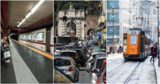Copertina di Italia ultima in Europa per metro e tram, ma ai vertici per numero di auto: “Città sotto scacco di traffico e smog”. Il report di Legambiente
