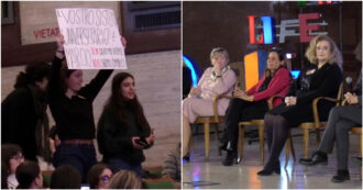 Copertina di Sapienza, studentesse contestano la rettrice a un evento sulla parità di genere: “Molestie nella nostra Università, sistema marcio”
