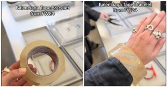 Copertina di Un rotolo di nastro adesivo come bracciale, la nuova trovata di Balenciaga è virale: cosa (non) abbiamo capito del tape bracelet e quanto costa