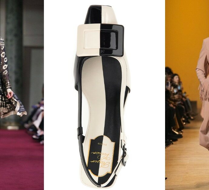 Paris Fashion Week, dal country-chic di Eliee Saab al bianco e nero optical di Roger Vivier: il fascino è retrò