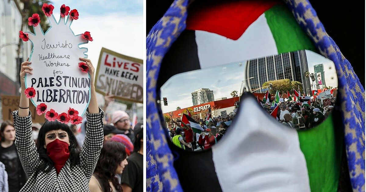 Oscar 2024, la protesta pro Gaza rallenta l’arrivo delle star. Mark Ruffalo: “Che c’è di sbagliato a dare una chance alla pace?”