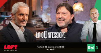 Copertina di Sigfrido Ranucci e Gianrico Carofiglio ospiti a La Confessione di Peter Gomez martedì 12 marzo alle 23 su Rai3