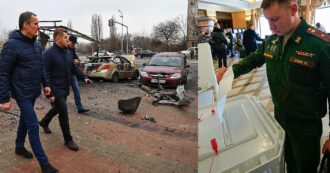 Copertina di Elezioni in Russia, le proteste ai seggi: 19 urne riempite di inchiostro, ora la Duma vuole aumentare le pene. A Belgorod raid pro-Kiev