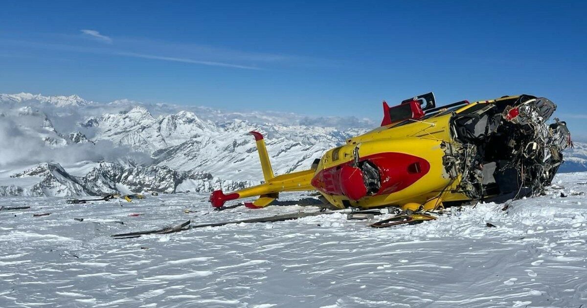 Precipita Elicottero Del 118 Sul Monte Rosa, Tutti Gli Illesi Gli ...