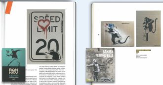 Copertina di “Quei  Banksy sono falsi”. Due mostre nel mirino