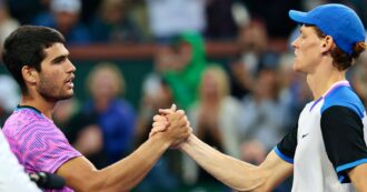 Copertina di Indian Wells, Alcaraz batte Sinner in tre set e resta numero 2 al mondo: cosa ha detto la loro sfida