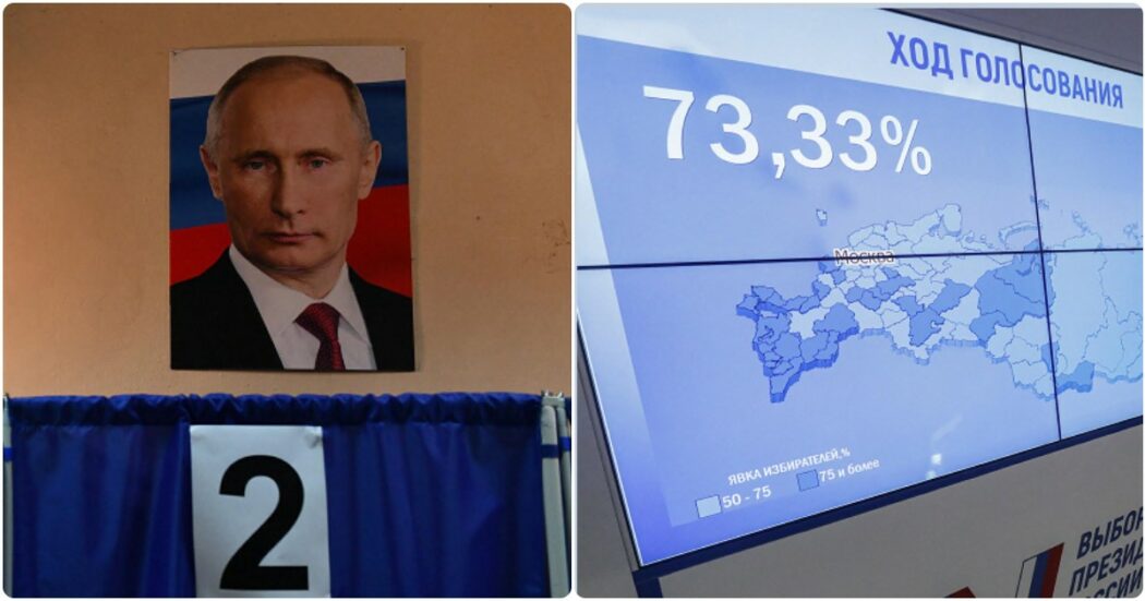 Russia al voto, primi risultati: Putin all’87%. Usa, Gb e Polonia: “Elezioni non libere né eque”. A mezzogiorno lunghe code in alcuni seggi per protesta, decine di arresti