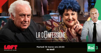Copertina di Michele Santoro e Marisa Laurito ospiti a La Confessione di Peter Gomez martedì 19 marzo alle 23 su Rai3