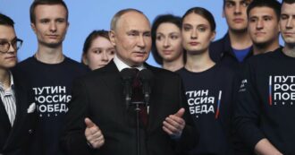 Copertina di Putin trionfa e sfodera la propaganda guerriera: questo plebiscito è un sì all’offensiva in Ucraina