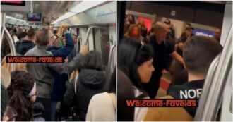Copertina di Roma, borseggiatrice sorpresa a rubare sulla metro rischia il linciaggio.  E un passeggero urla: “Lapidatela”