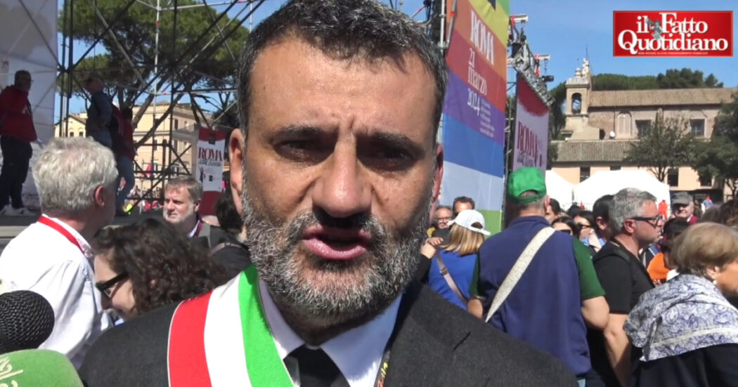 Decaro al corteo di Libera a Roma: “Bari? Nulla da nascondere, inquietanti attacchi dal centrodestra”. Don Ciotti: “Per lui parlano i fatti”