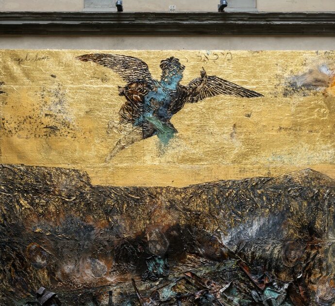 Gli angeli di Anselm Kiefer a Palazzo Strozzi: mai un artista si era così bene amalgamato al luogo