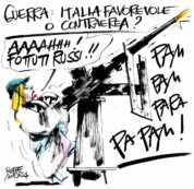 Copertina di La vignetta di Beppe Mora