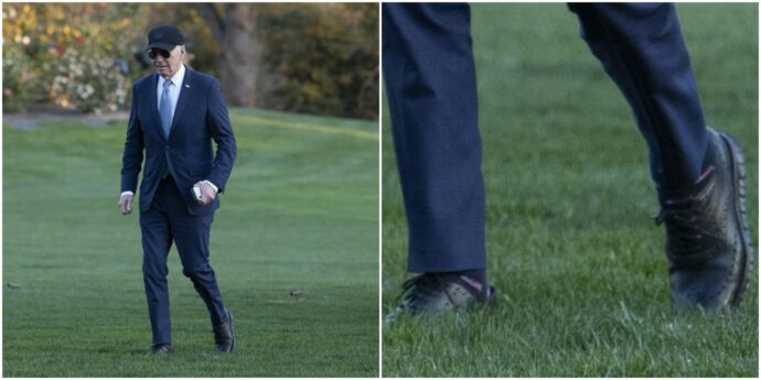 Svelato il segreto anti-caduta del presidente americano Joe Biden: le scarpe “Air Joe”