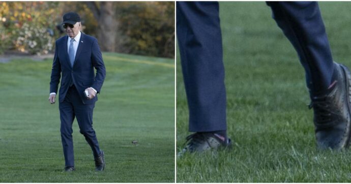 Svelato il segreto anti-caduta del presidente americano Joe Biden: le scarpe “Air Joe”
