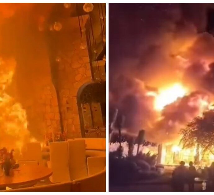 Scoppia un incendio durante la festa di nozze, oltre 20 invitati feriti: “Il fuoco si è propagato e il soffitto ha cominciato a crollarci addosso”