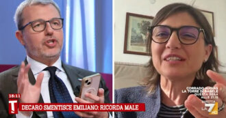 Copertina di Nevi (Forza Italia) legge e mostra le carte dell’indagine sul caso Bari in tv. Serracchiani: “Non puoi farlo dopo la vostra legge”