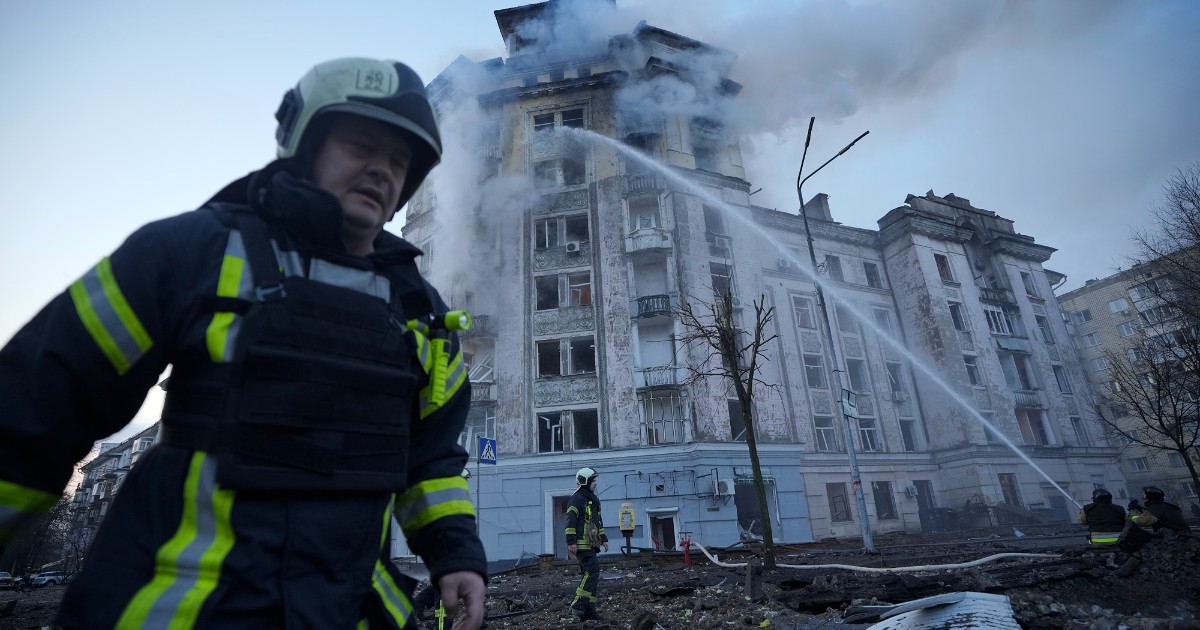 La Unión Europea advierte a Moscú: “No utilicen los ataques como excusa contra Ucrania”.  Misiles rusos sobre Kiev y explosiones también en el aeropuerto
