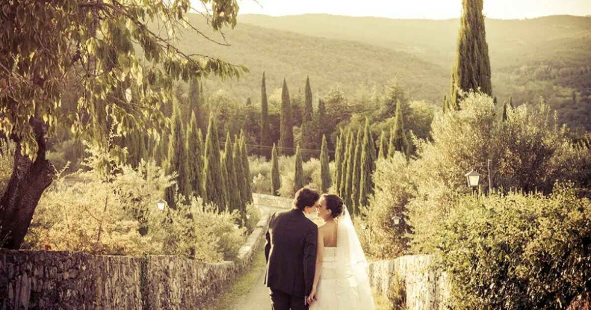 La Toscana si conferma la meta preferita dagli stranieri per i matrimoni: un giro d’affari da 170 milioni di euro