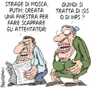 Copertina di La vignetta di Franzaroli