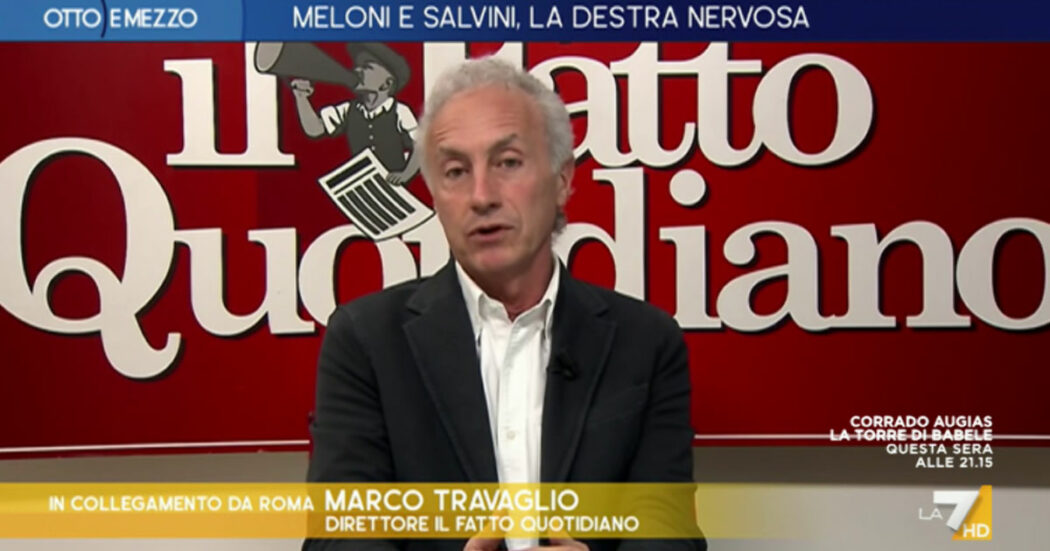 Bari, Travaglio a La7: “L’aneddoto di Emiliano? Lui stava facendo antimafia, non collusioni con la mafia. Dalla destra polemica strumentale”