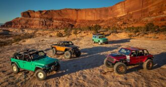 Copertina di Easter Safari, quattro concept per il maxi raduno Jeep nel deserto del Moab – FOTO