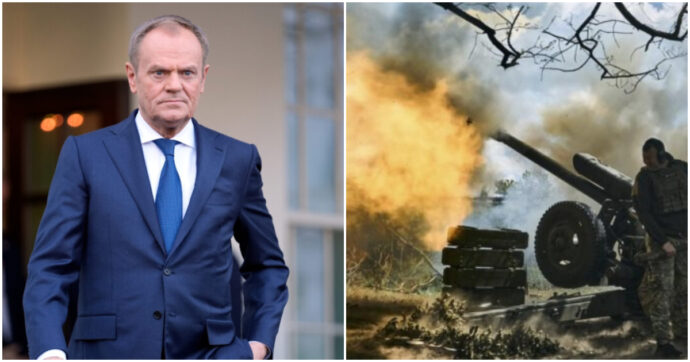 Copertina di Tusk (Polonia): “La guerra in Europa non più un concetto del passato”. E fa partire i caccia durante un’offensiva russa in Ucraina
