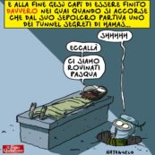 Copertina di Pasqua rovinata