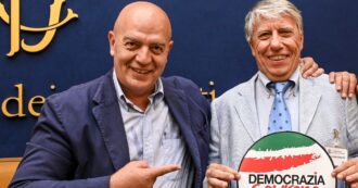 Copertina di Marco Rizzo e Gianni Alemanno uniti a sostegno di Daniele Giovanardi: il gemello dell’ex Udc si candida a sindaco a Modena