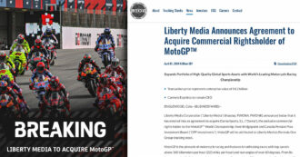 Copertina di Liberty Media acquisisce la Dorna: la Formula 1 si mangia la MotoGp. E i fan sui social non la prendono benissimo
