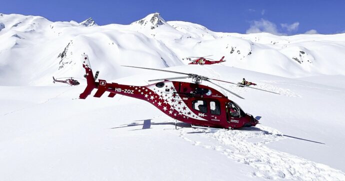 Elicottero si schianta sulla parete nord del Petit Combin (Alpi Svizzere), tre morti e tre feriti