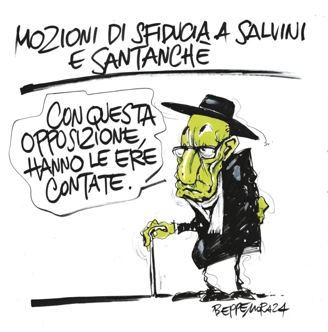 La vignetta di Beppe Mora