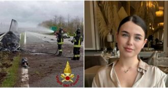 Copertina di È la modella ucraina Anna Kraevskaya la seconda vittima dello schianto della Ferrari sulla Ivrea-Santhià