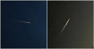 Copertina di Palla di fuoco avvistata nei cieli della California: “Non è un Ufo ma spazzatura spaziale cinese” – VIDEO
