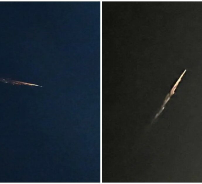 Palla di fuoco avvistata nei cieli della California: “Non è un Ufo ma spazzatura spaziale cinese” – VIDEO