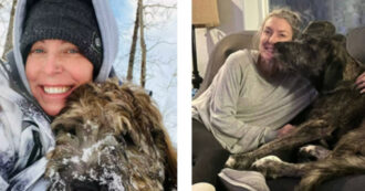 Copertina di Si tuffa nel fiume ghiacciato per salvare il suo cane: trovati morti insieme, abbracciati. La tragica storia di Amanda