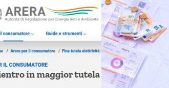 Copertina di Bollette elettricità, sul sito di Arera un motore di ricerca per il rientro in Maggior Tutela entro il 30 giugno