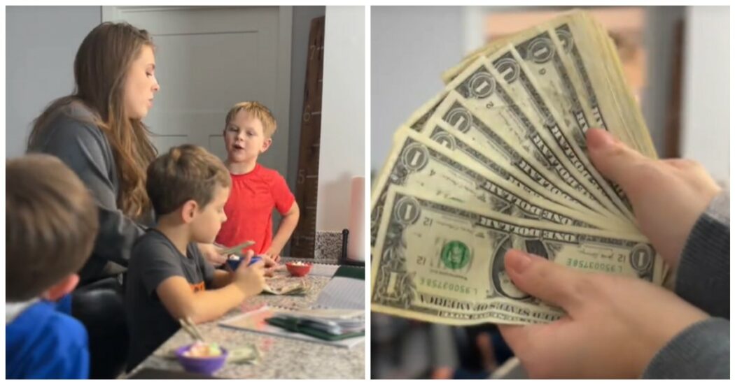 “I miei figli di 6, 8 e 9 anni pagano le bollette e l’affitto, devono imparare la gestione del denaro”: il video di una mamma accende la discussione su TikTok