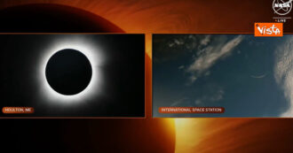 Copertina di Eclissi totale di Sole in Canada e Stati Uniti: le spettacolari immagini della Nasa